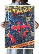 WiseGoods Premium Spiderman Poster - Posters - Woondecoratie - Slaapkamer Decoratie - Vintage - Retro - Decoratieve Accessoires