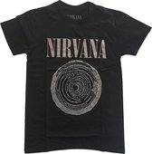 Nirvana Heren Tshirt -XL- Vestibule Zwart