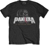 Pantera Heren Tshirt -M- Snake Logo Zwart