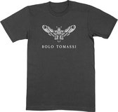 Rolo Tomassi Heren Tshirt -XL- Moth Logo Zwart