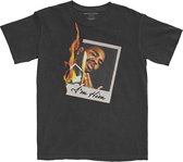 Kevin Gates Heren Tshirt -M- Polaroid Flame Zwart