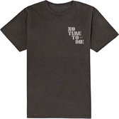 James Bond Heren Tshirt -XL- No Time To Die & Logo Zwart