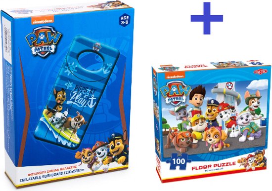 Paw Patrol Domino Badezimmer-Set – 15 Stück, Gummi Eva, 25 X 29 X 4 Cm