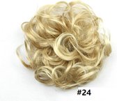 Messy hair bun scrunchie #24