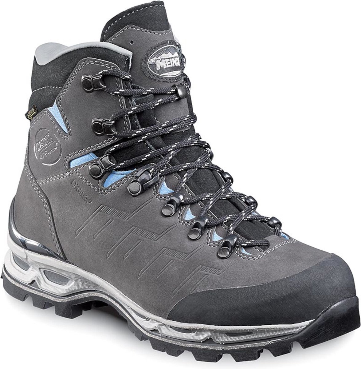 Meindl Bellavista MFS Wandelschoen - Dames waterdichte mid wandelschoenen - anthrazit/azur