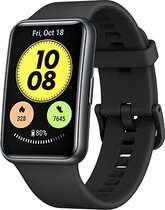HUAWEI Watch Fit Smartwatch, 3,64 cm (1,64 inch) levendig AMOLED-display, 10 dagen batterijduur, SpO2-bewaking, 24/7 hartslagbewaking,  grafiet zwart