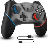 Draadloze controller - Geschikt voor Nintendo Switch - Draadloos en Oplaadbaar - Zwart
