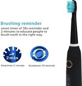 Elektrische Tandenborstel - Roze - Wit - Zwart - Lichtblauw - Opzetborstel - Oplaadbare Tandenborstel