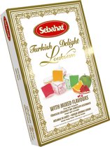 Sebahat Turkish Delight - Lokum - Turkish Delight - avec saveur de fruits mélangés - 250 grammes