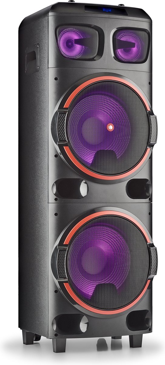 NGS Wild Dub 2 - Bluetooth Speaker - Party Speaker - 800W - Zwart
