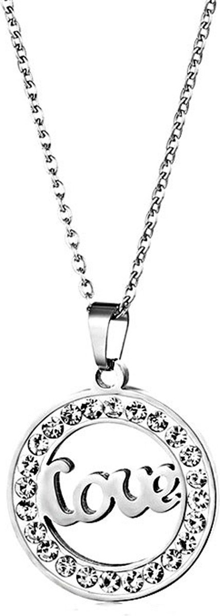 Ketting - love - cadeau - nikkel vrij - collier - bijoux