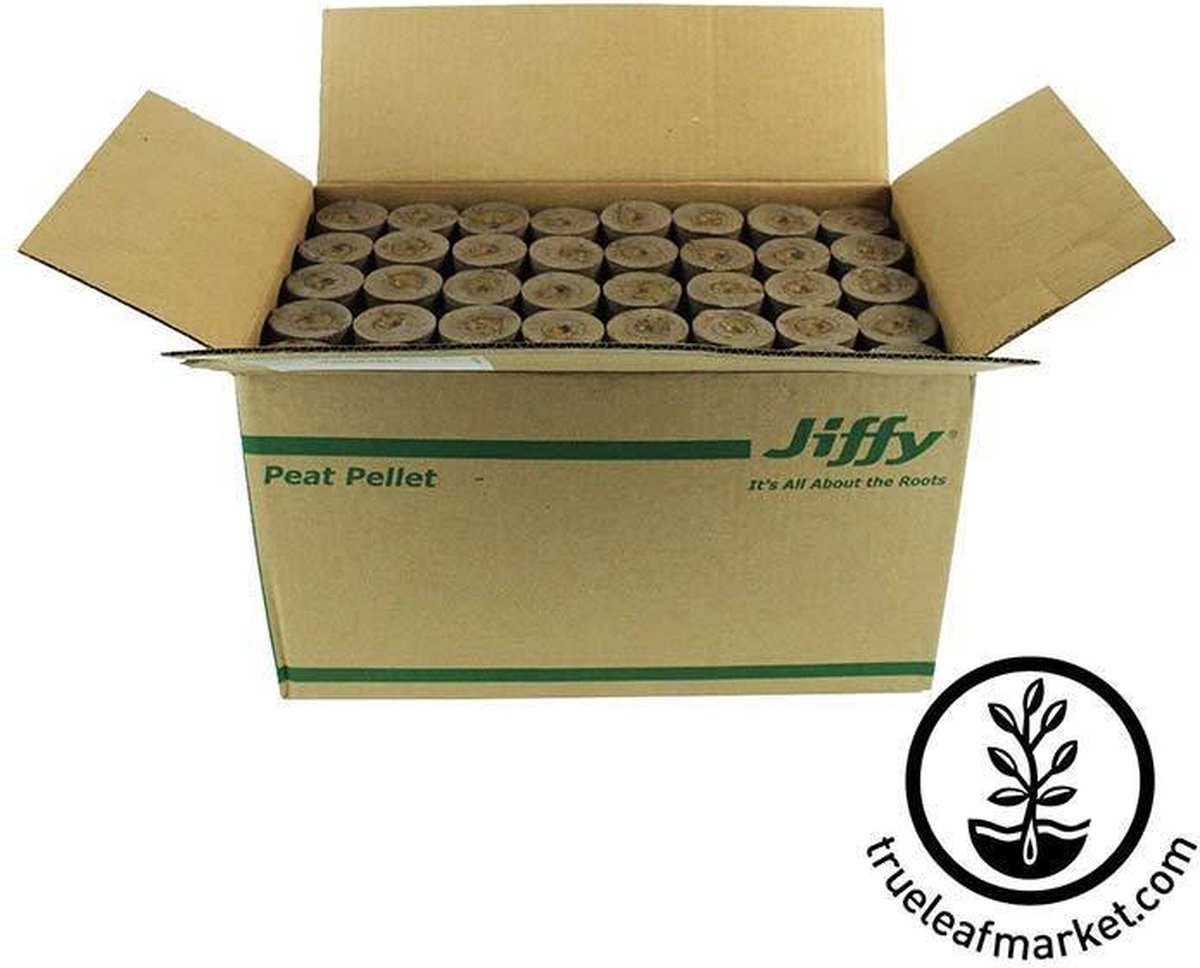 Jiffy zweltablet 24 stuks 60 x 22mm turf zonder netting