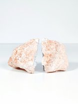 ANAS Geode 12cm Edelstenen - Bergkristal - Spirituele steen - Seleniet - Edelstenen en mineralen