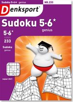 SIN-233 Denksport Puzzelboek Sudoku 5-6* genius, editie 233