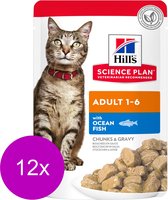Hill's Science Plan Feline Pouch Adult Kattenvoer - Oceaan Vis - 85 gr