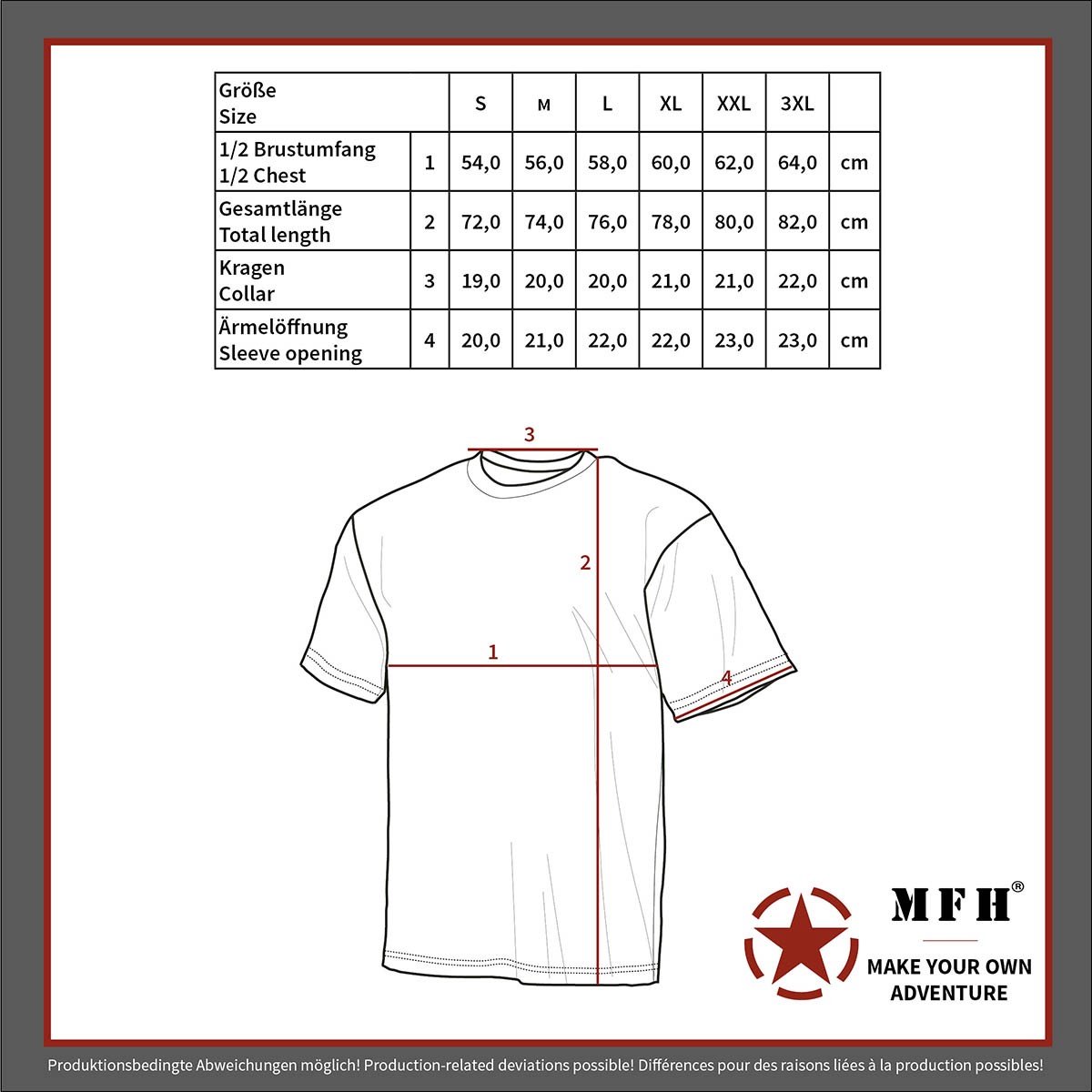 MFH US T-Shirt korte mouw Night 170 g/m² 5XL Lightt Camo