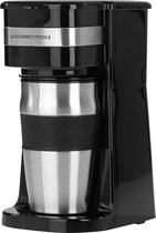 GourmetMaxx 05374 Koffiezetapparaat - Koffie - Single - Zwart/ Zilver