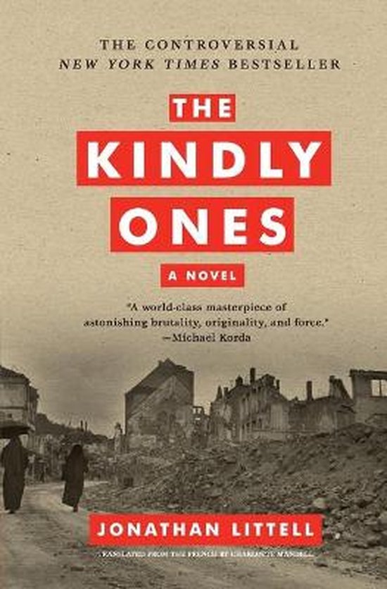 Boek 'The Kindly Ones' van Jonathan Littell. Een roman, vertaald uit het Frans.