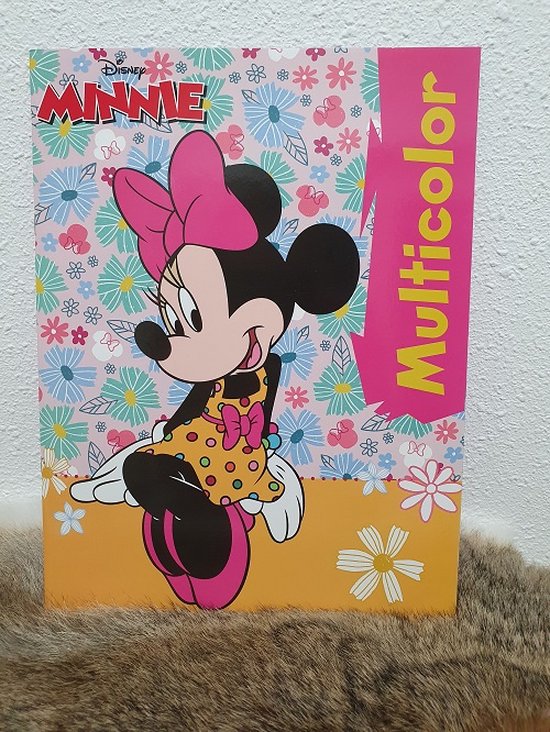 Multicolor Minnie Mouse, kleurboek