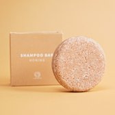 Shampoo Bar Honing 60 gram - voor krullend, droog, pluizend en beschadigd haar - plasticvrij - vegan - shampoobar