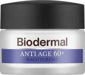 Bol.com Biodermal Anti Age nachtcrème 60+ - Nachtcrème met niacinamide & sheaboter - Voedt en hydrateert intensief - Nachtcreme ... aanbieding