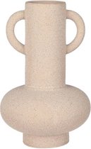 Vaas MARRY | aardewerk - beige -wit