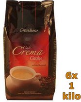 Grandioso Café Crema Classico Koffiebonen 6 x 1 kg