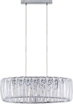 Lindby - hanglamp - 3 lichts - acryl, ijzer - H: 20 cm - E14 - transparant, chroom