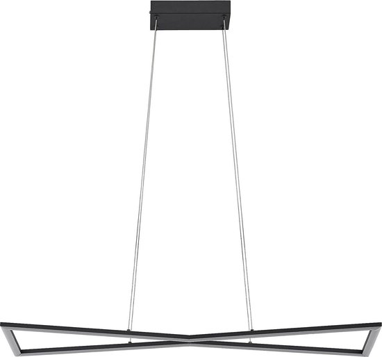 Lindby - Hanglampen- met dimmer - 1licht - staal, aluminium, siliconen - zandgrijs - Inclusief lichtbron