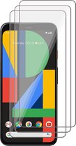 Pixel 4 Screenprotector - Beschermglas Google Pixel 4 Screen Protector Glas - 3 stuks