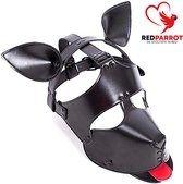 SM Masker DOG Premium | BDSM | Honden masker | Fetisj masker | Luxe uitvoering | Verstelbaar | Rollenspel | Extreme SM | Luxe materiaal