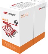 Hikvision UTP-kabel - CAT6 - 305 meter - Op Rol - Gevlochten Flexibele Kernen - Perfect Voor Patchkabeltoepassingen