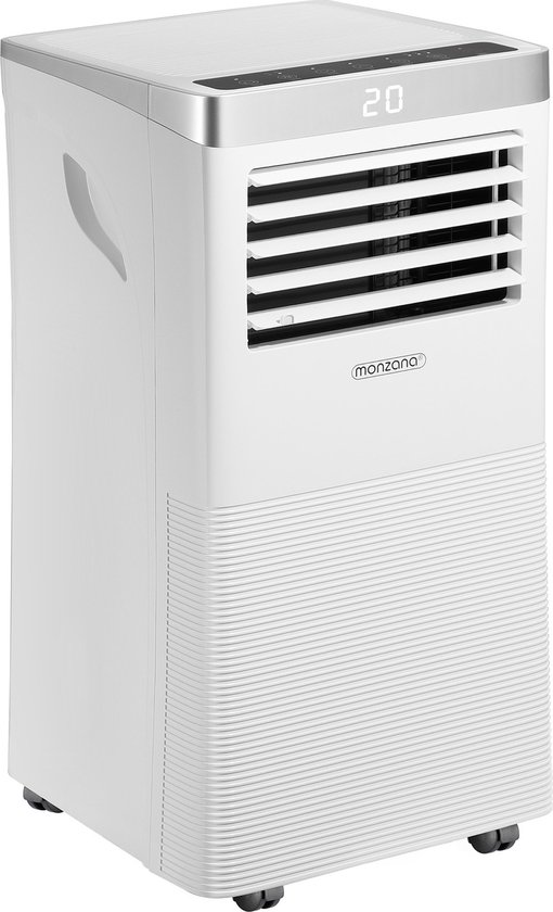Monzana Mobiele Airco MZKA780 4in1 Afstandsbediening Afvoerslang Slaapmodus