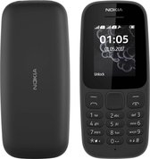 Nokia 105 (2017) Zwart Dual Sim 4G | Met gratis Simkaart