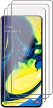 Samsung A80 Screenprotector - Beschermglas Samsung Galaxy A80 Screen Protector Glas - 3 stuks