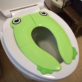 Wc verkleiner opvouwbaar - Licht en Compact Reis-Formaat WC Bril - Toilet trainer voor peuters onderweg - Groen