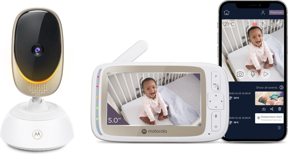 Motorola Nursery Babyfoon – VM85 Connect