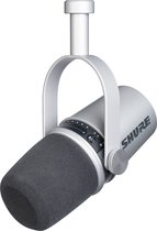 Shure MV7-S Silver Bundle (MV7-S - SRH440 Pro - Boom Arm)