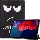 Hoesje Geschikt voor Lenovo Tab P11 Hoes Case Tablet Hoesje Tri-fold - Hoes Geschikt voor Lenovo Tab P11 Hoesje Hard Cover Bookcase Hoes - Don't Touch Me