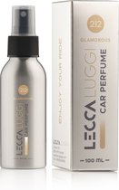 Lecca Luggi Autoparfum 212 Glamorous - 100 ml - Auto Parfum Spray met Sandelhout, Bourbon Vanille en Musk - Luxe Auto Geur voor Elegantie en Verfijning - Langdurige Auto Geurspray