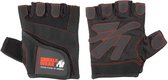 Gorilla Wear Womens Fitness Gloves - Fitness Handschoenen - Zwart / Rode Stiksels - M