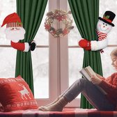 3D X-Mas Sneeuwpop Knuffel - Kerstboom Sneeuwpop Knuffel - Kerstboom versiering - kerstboom versiering poppetjes - Kerstversiering - Kerstdecoratie voor binnen - Kerstboom decoratie pakket - 