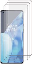 OnePlus 9 Pro Screenprotector - Beschermglas OnePlus 9 Pro Screen Protector Glas - 3 stuks