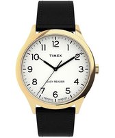Timex Easy Reader TW2U22200 Horloge - Leer - Zwart - Ø 40 mm