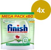 Finish Powerball All-in-One Max 0% Vaatwastabletten – 4 x 60 (240 stuks) – Ecologisch