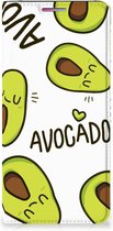 Mobiel Bookcase Valentijn Cadeautje Haar Motorola Moto G60s Smart Cover Hoesje Avocado Singing