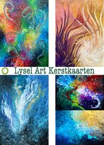 Lysel Art Kerstkaarten - 5 stuks met luxe envelop