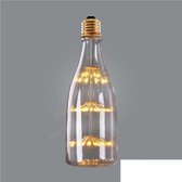 FMF - LED LAMP - Gloeilamp - Vintage - Bottle - Fles – Dimbaar – E27 – 3W