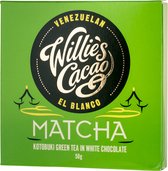 Willie's Cacao - Venezuelan El Blanco Matcha - Kotobuki Gree Tea in White Chocolate - single origin cacao - 50gr