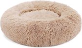 Gover - Hondenbed – Super zacht en zeer comfortabel – Wasbaar – Hondenkussen – Hondenmand – Kattenmand – 70 cm – Khaki